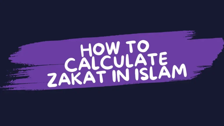 Calculate Zakat in Islam