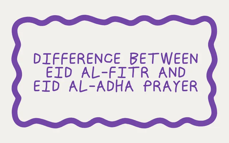 eidal fitr vs eid al adha