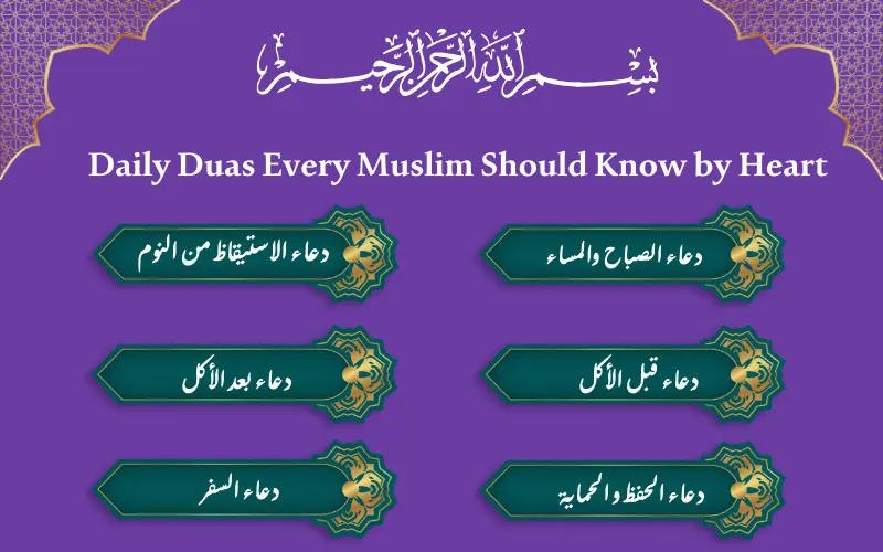 Daily Duas Every Muslim Should Know by Heart