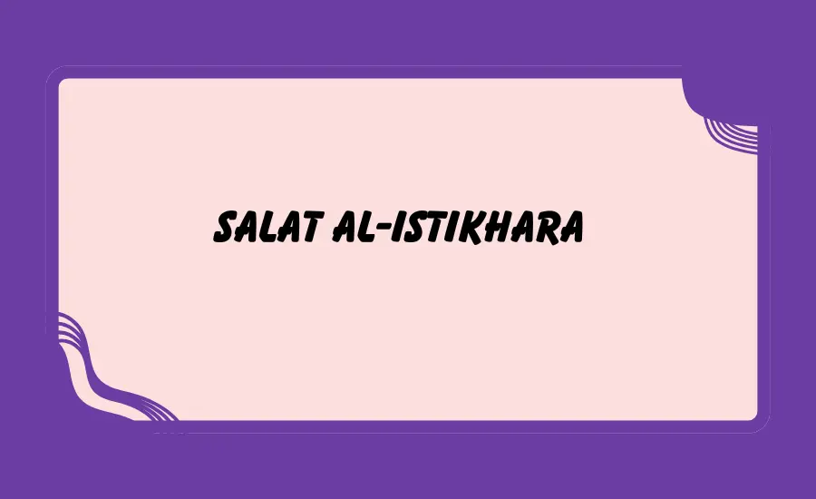 Salat al-istikhara