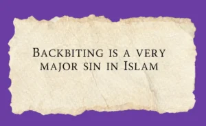Backbite in Islam