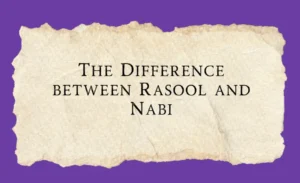Rasul vs Nabi