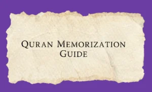 Quran hifz guide