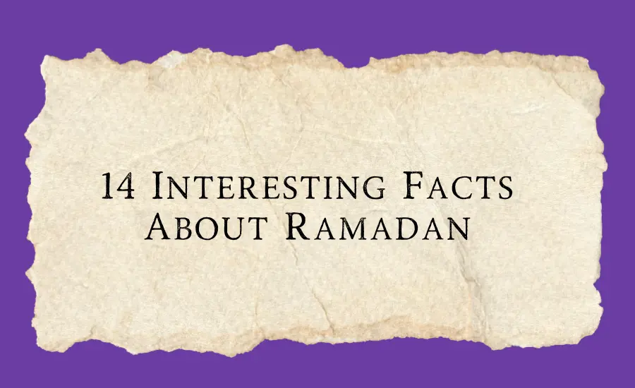 14 facts about Ramadan
