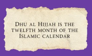 Dua Al Hijjah
