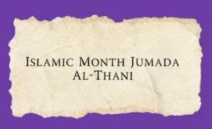 Islamic month Jamad ul Sani