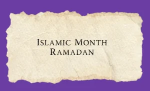 Islamic month Ramadan