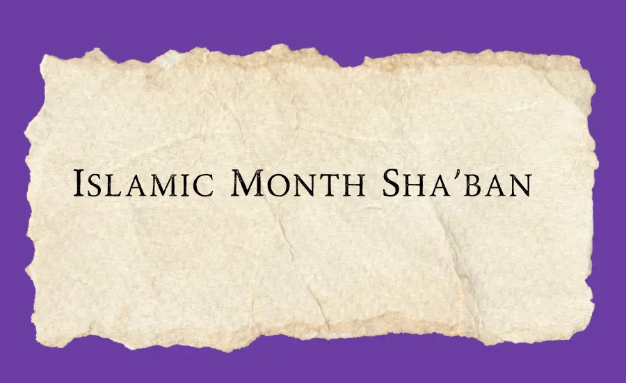 Islamic month Shaban