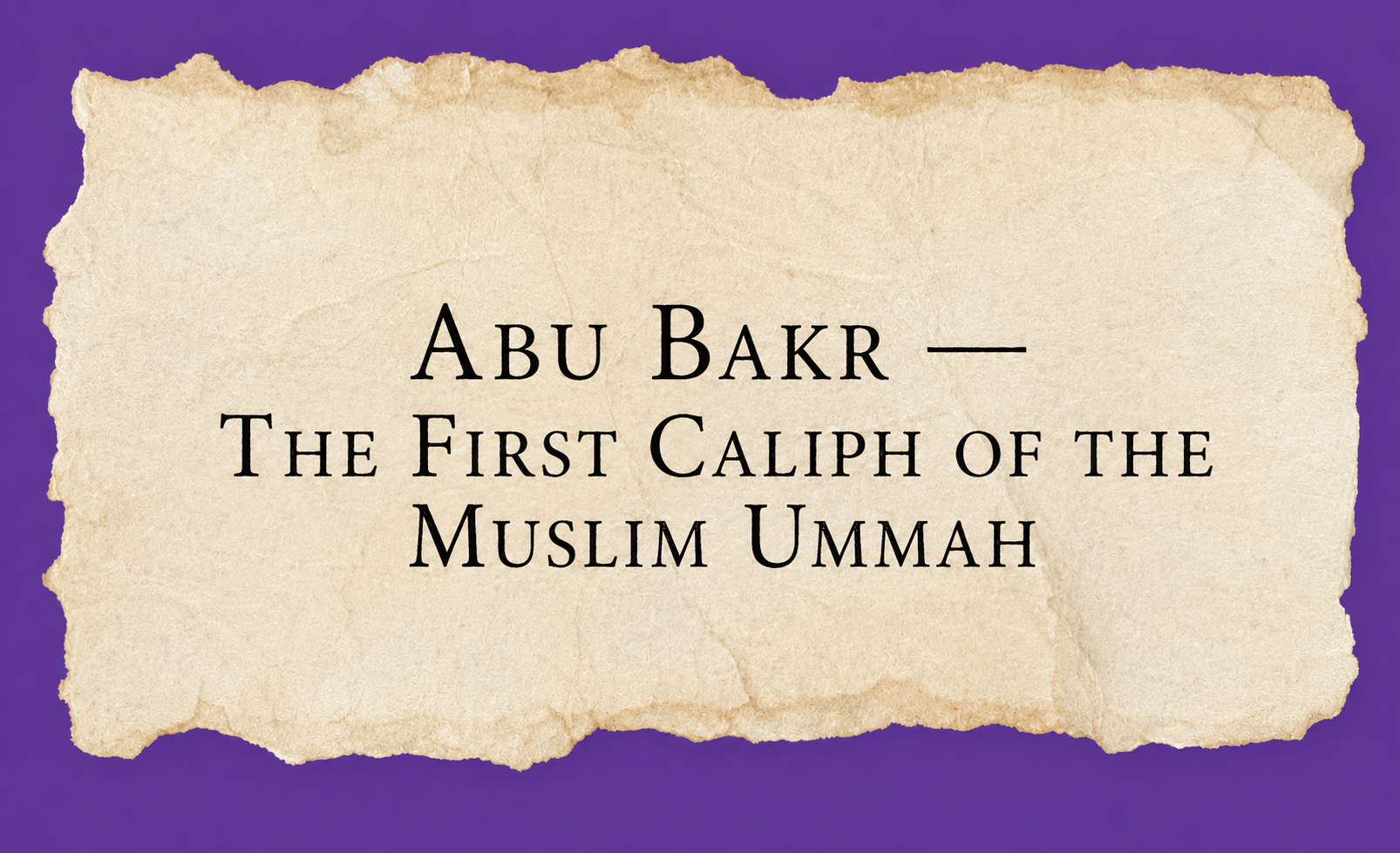 abu bakr