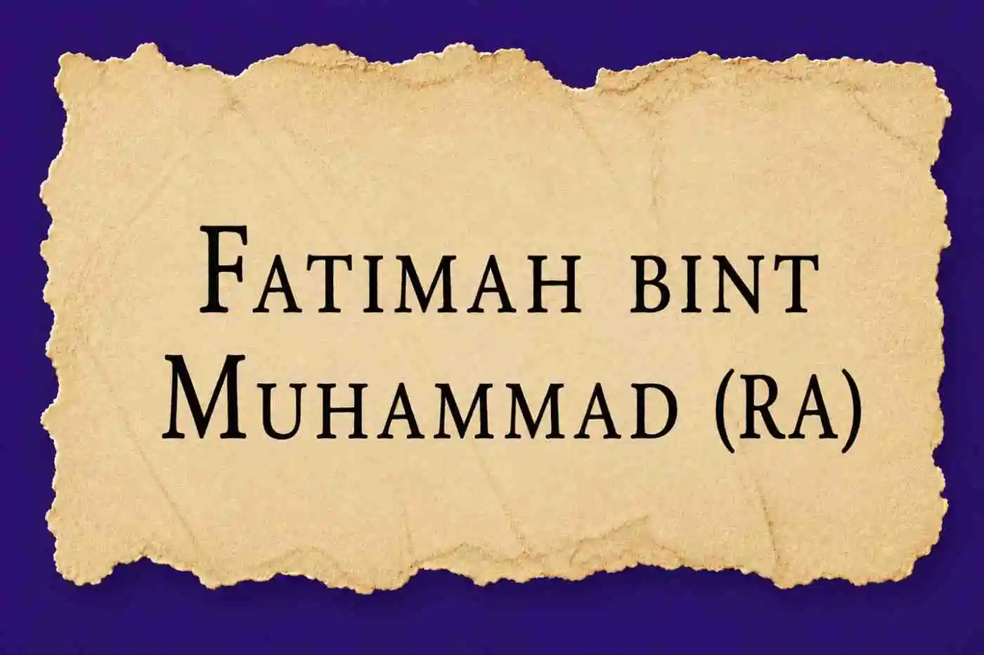 Fatimah bint Muhammad
