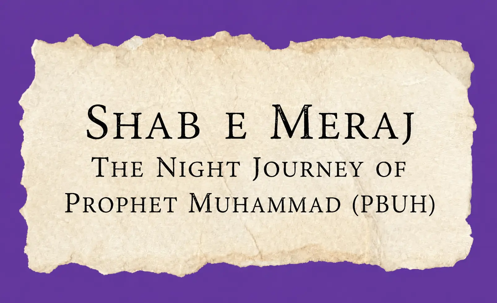 Shab e maraj